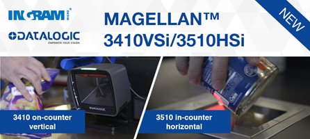 The new Datalogic Magellan 3410VSi and 3410HSi 