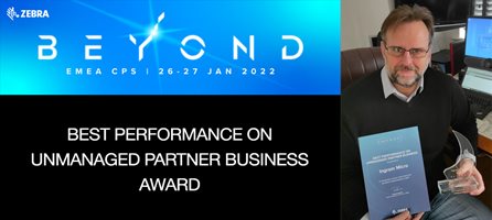 Zebra Beyond 2022 Channel Partner Summit Award