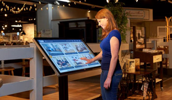 Interactive digital signage displays